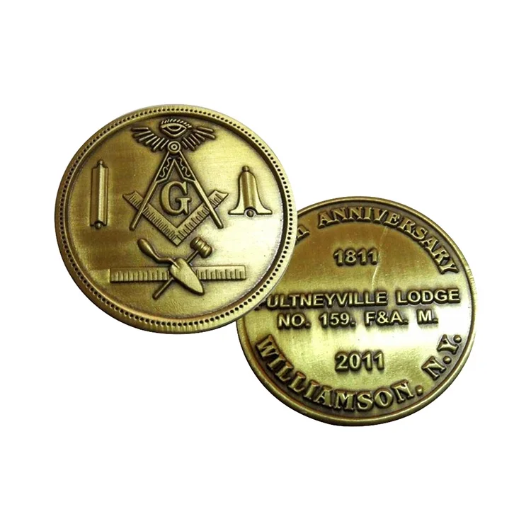 Custom metal Irish challenge coin