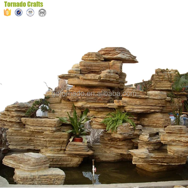 Zhen Xin Qi Crafts waterfall rockies fountain waterfall rockies fountain stone garden products wall waterfall fountains