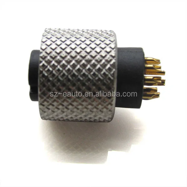 Molding cable connector 6 pole m8 connector 6 pines