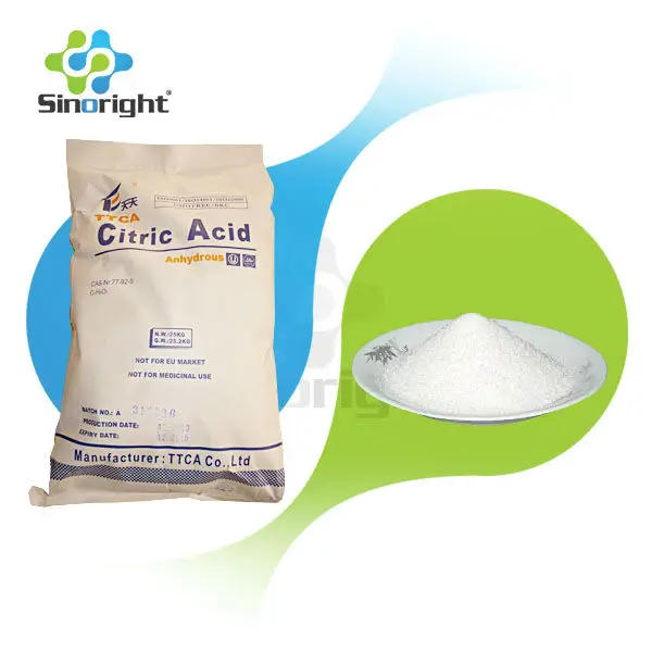 
Anhydrous/mono citric acid / trisodium citrate 