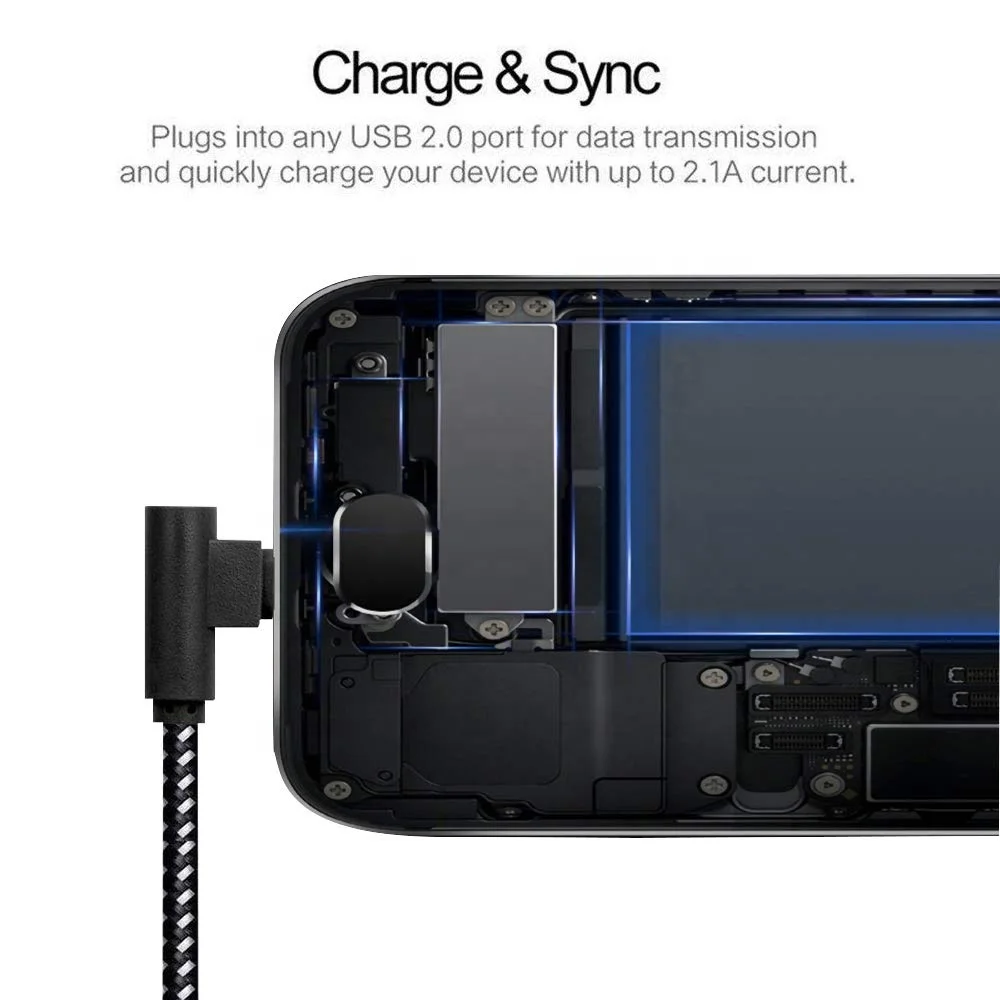 Free Shipping 1M USB Phone Cable Fast USB Charging Cables for iPhone 5 6 7 USB Data Cables