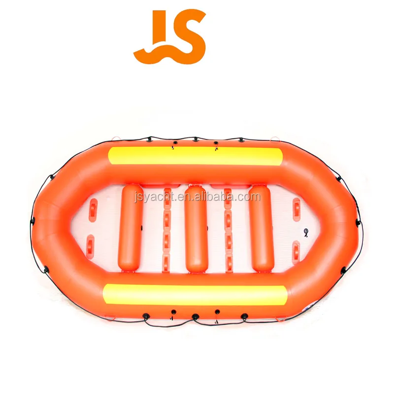 JS яхт ПВХ/hypalon/резиновые надувные Drift реки плот Inflable зодиака лодка плот красный-желтый JSRF-380