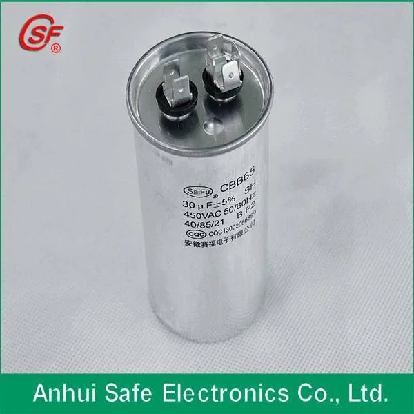 запуска двигателя нбр конденсатор, cbb65 45uf подноёка конденсатор