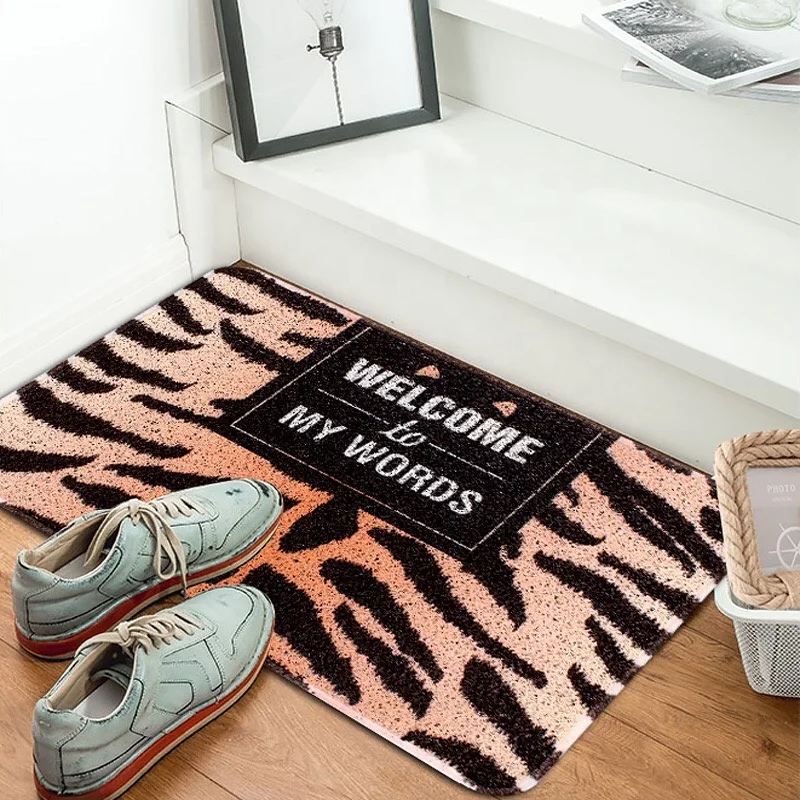 Fashionable Custom Print Logo Doormat For Entrance Doormat Printed Shoes Off Doormat