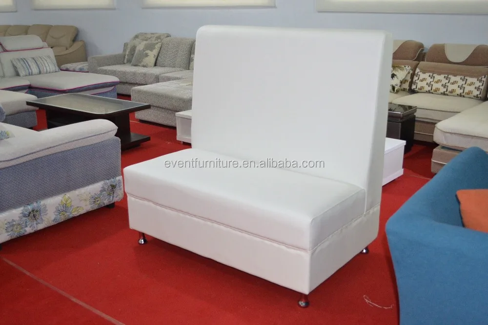 
Eventfur white wedding event party hall sectional corner sofa 