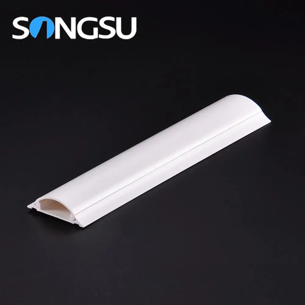 Напрямую с фабрики обеспечить все размеры пвх дуги пол кабельные каналы, напольного кабельный лоток короба