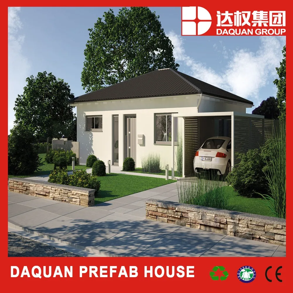 Economic project bamboo prefabricated house for building company