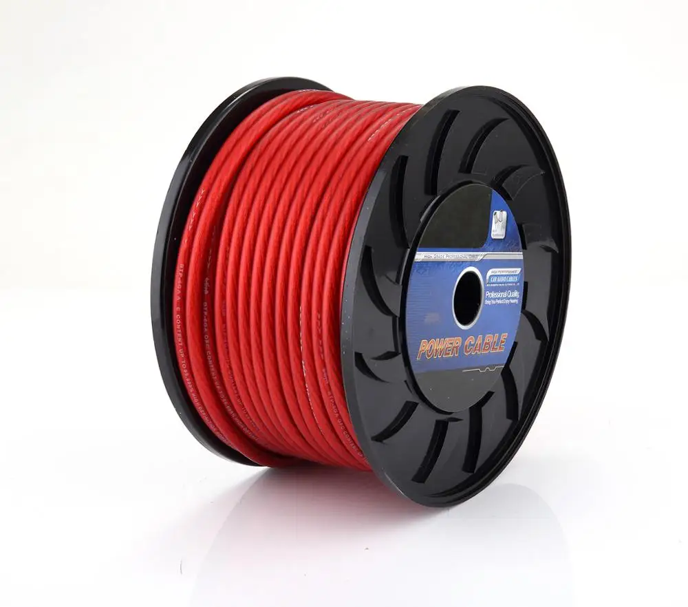 
1/0 GA AWG Car audio power cable flexible PVC power wire for car audio 