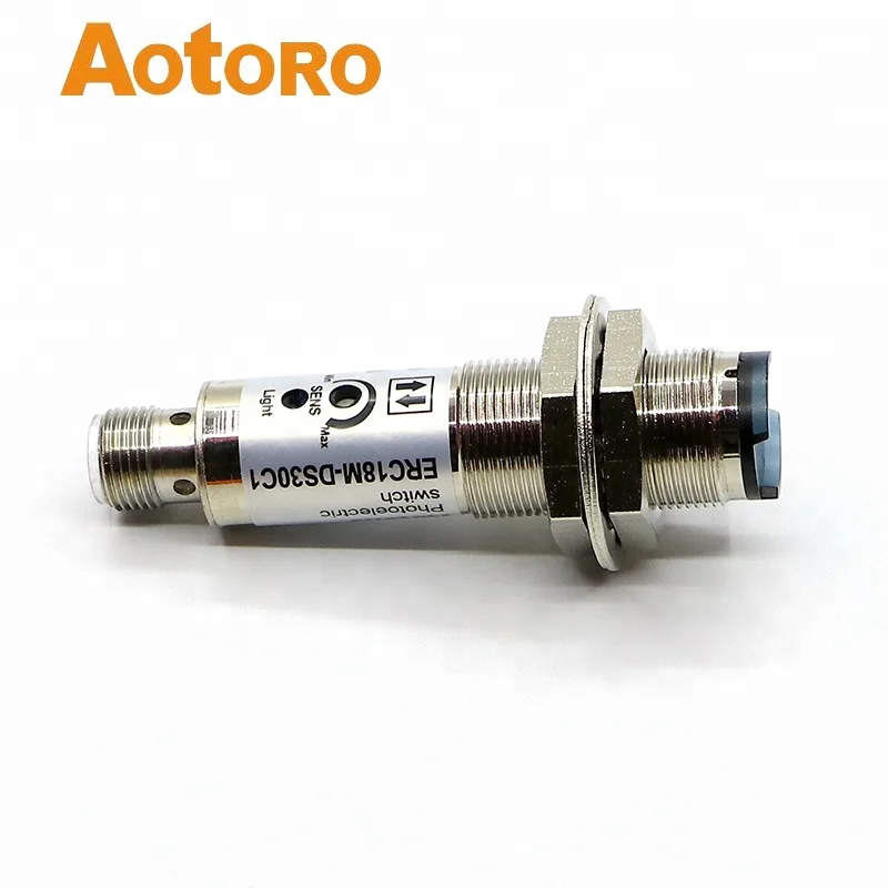 M18 NPN ERC18M-DS30C1 3 провода Диффузный фотоэлектрический датчик цена