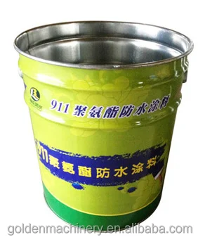 Производство химического металлического ведра 10-20 л/полуавтоматическая производственная линия