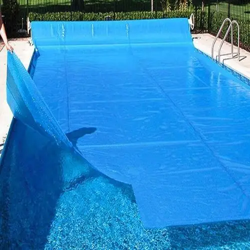 Cheap price PE bubble foam automatic swimming pool solar cover