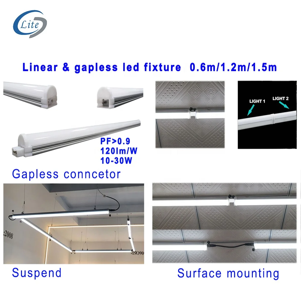 15W 20W 25W Integrated SMD2835 LED Lamp T5 LED TUBE Light