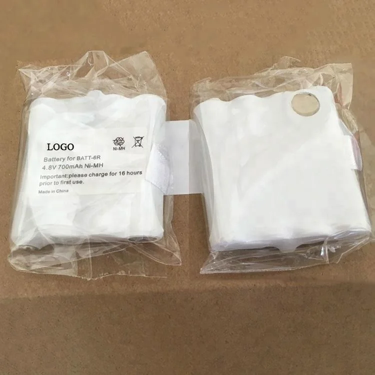 Сменный аккумулятор NiMH для двухсторонней радиосвязи 4,8 в 750 мАч для Midland BATT6R batt6r