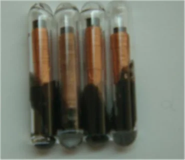 Smalles RFID animal glass tag microchip for tracking duck chicken fish dog mice