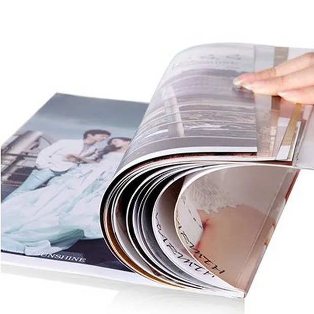 Beautiful Design Thick Paper Glossy A4 Custom Magazine and Coloring Book Printing