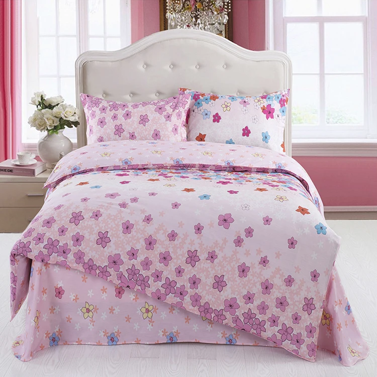 Wholesale Custom Colorful Printed Bedcover Bedding Sets