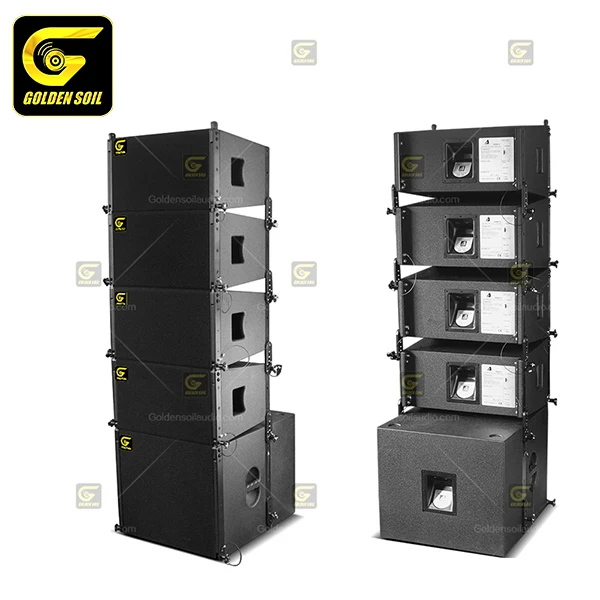 10 Inch Active Line Array Speaker,vera 10 Single Ten Inch  Mini Line Array Speaker Sytstem with Single 15 Inch Subwoofer ACTPRO