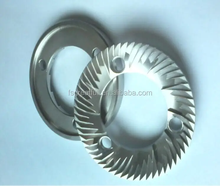 specialty coffee electric espresso coffee machine & coffee grinder grinding flat wheel burr blades