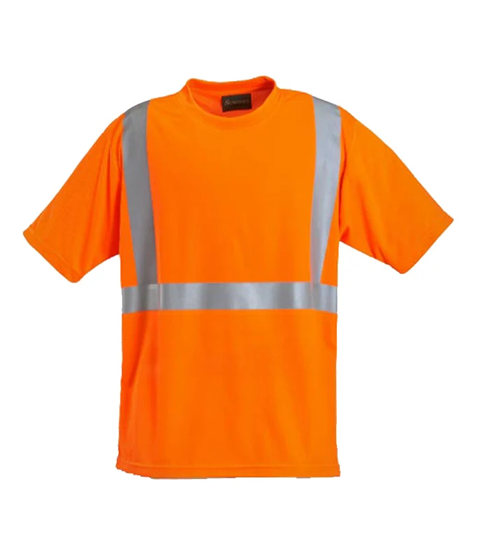 Safety T-Shirt High Visibility ENISO20471 Reflective Tape T-Shirt