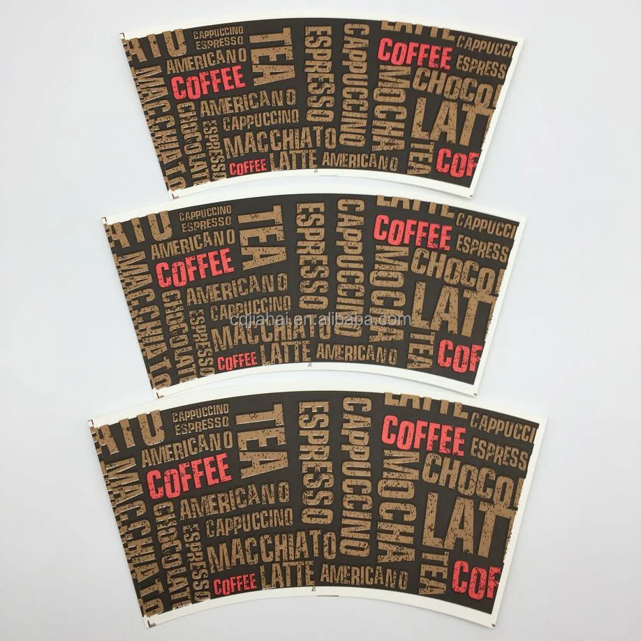 Beverage Use and Paper Material pe coated paper cup fan