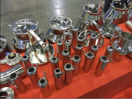 BouMatic stainless shell w/ribbed top