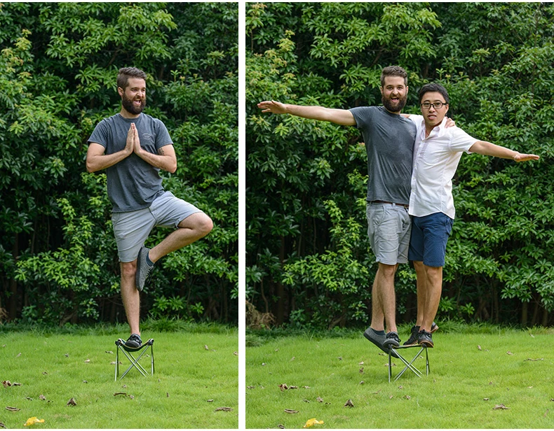 Wholesale In China Galvanized Steel Pipe Metal  Portable Outdoor Folding Camping Chair