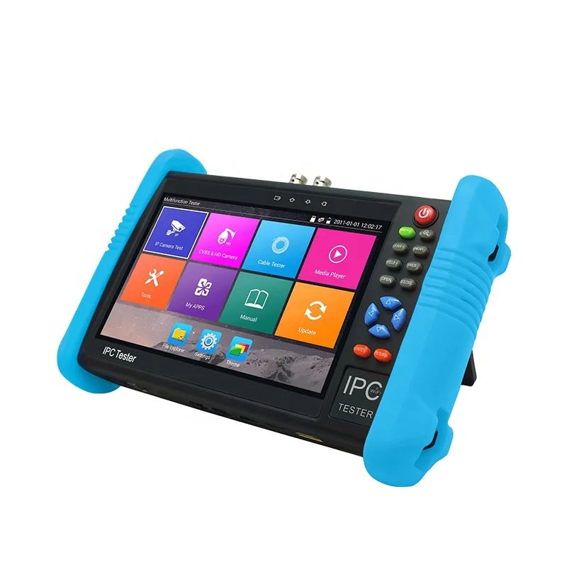 7 Inch Basic Model CCTV Tester 4K H.265 IP Analog Camera H-D-M-I Output Full 4K HD IPC Camera
