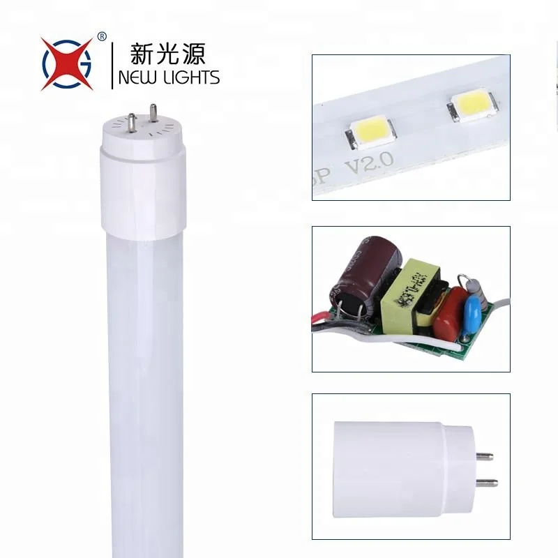 New ERP Daylight 2ft 4ft 5ft 60cm 120cm 9w 10w 18w 22w 24w 1200mm Tubelight Price LED Fluorescent Light T8 LED Tube Lights Tube