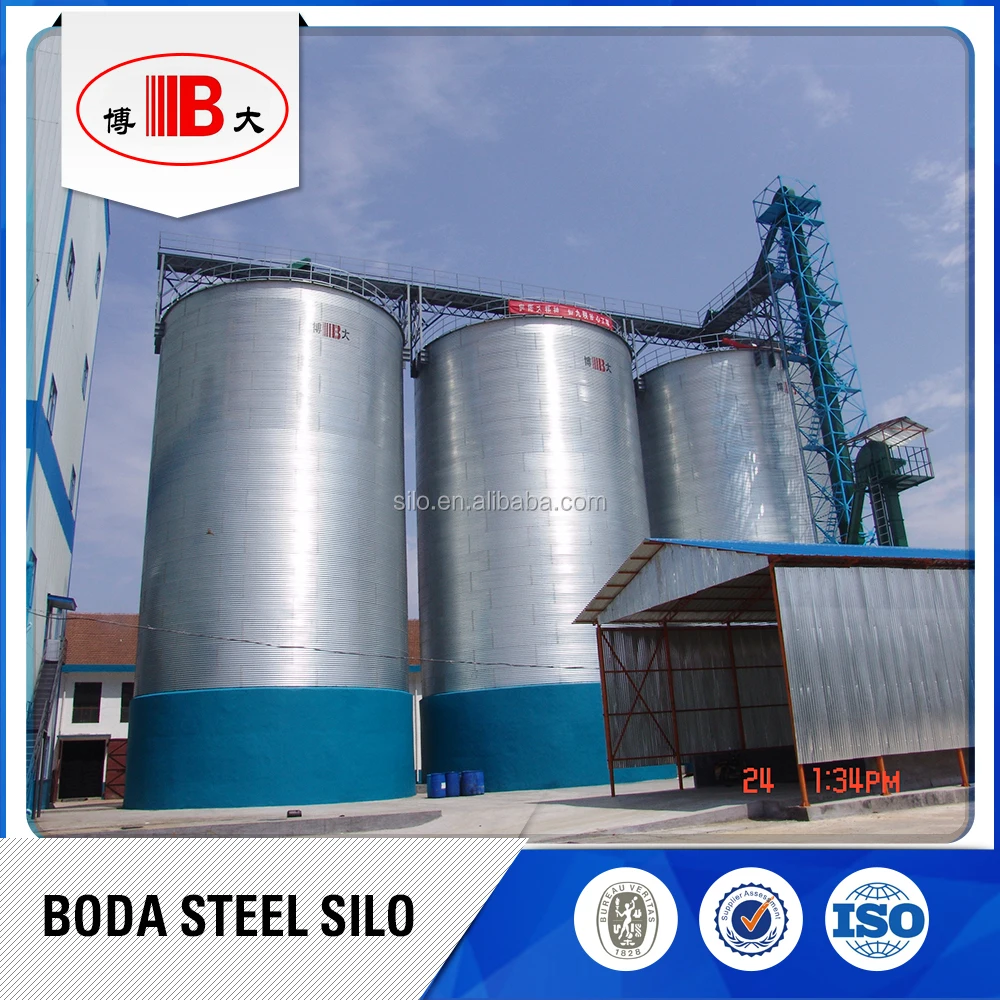 
3000 Ton Steel Grain Coffee Bean Storage Silo 