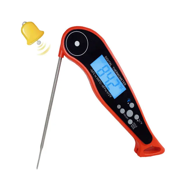 Мгновенное считывание, цифровые термометры для мяса, Профессиональный новейший цифровой пищевой термометр для барбекю и кухни с сильным магнитом