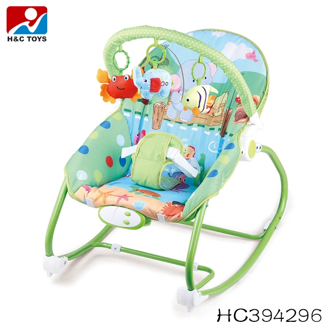 Safety Electric Rocking Chair Baby Bouncer Vibrating With Music