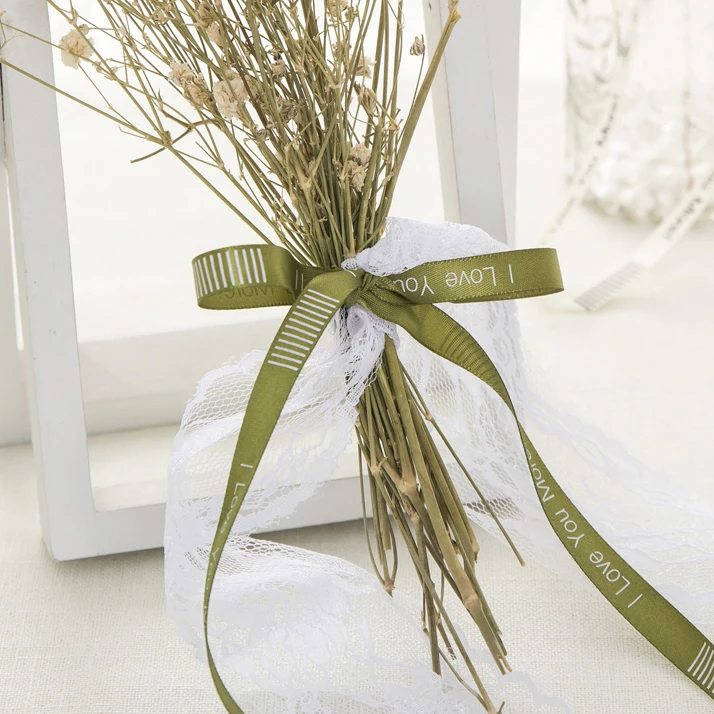 
Wholesale Designer Ribbon Lace Custom Logo Ribbon 