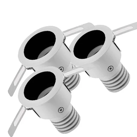 
Multiple compact led accent spotlight mini linear recessed luminaire 2W 4W 