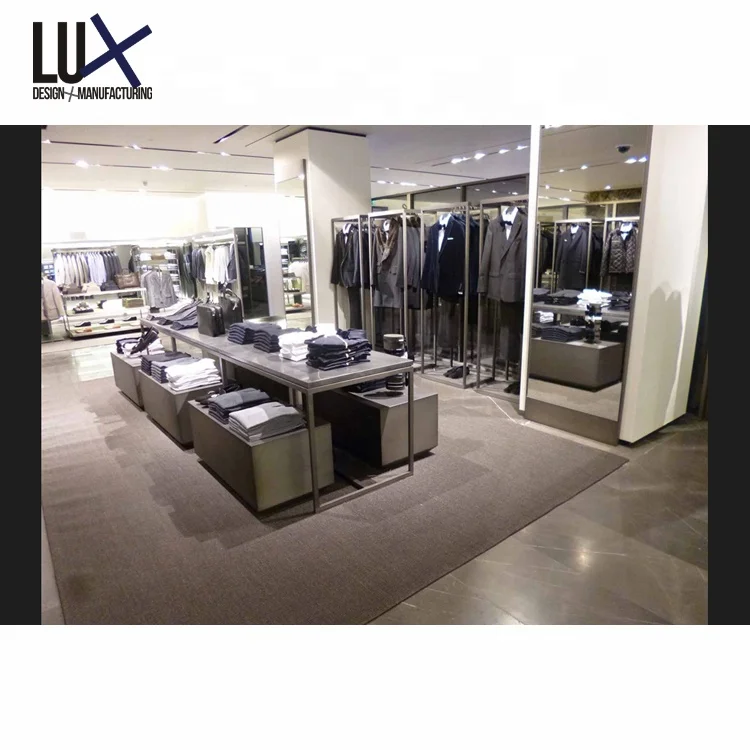 LUX Customized Boutique Women Garment Shop Clothes Shop Decoration Display Rack