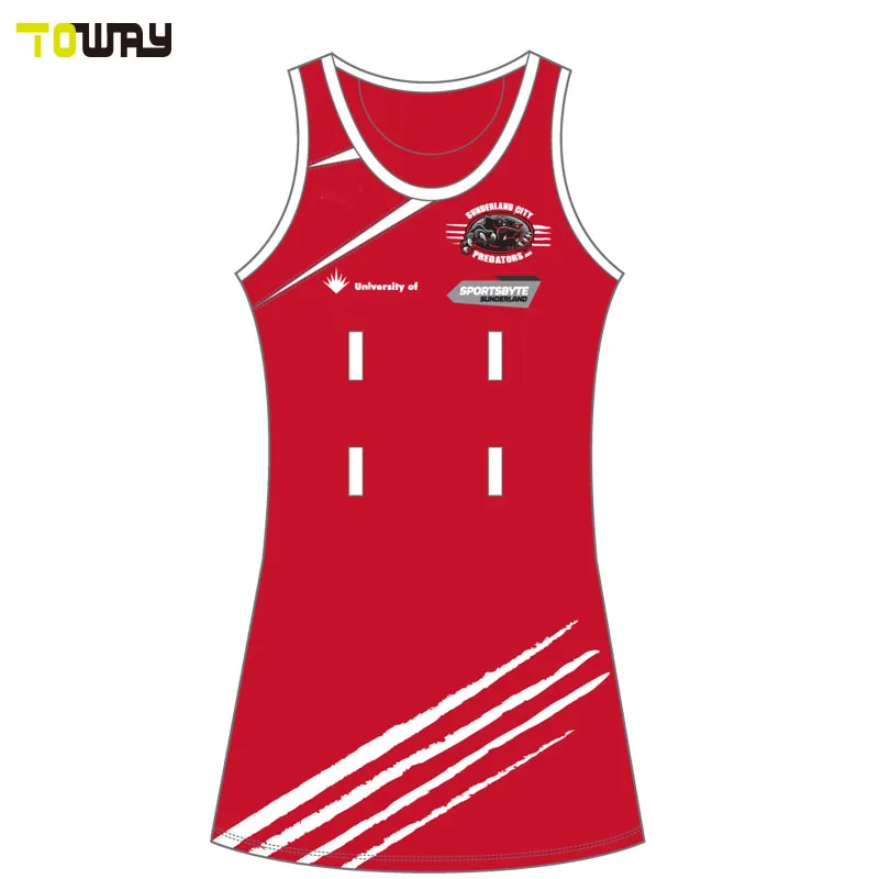 sublimation cheap women netball dress