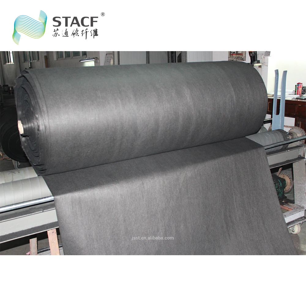 Odor absorber fibrous activated carbon filter media fabric for water filter