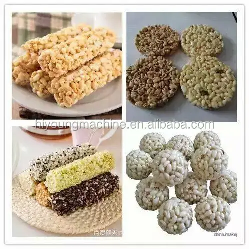 Commerical Rice Candy Ball Machine|Puffed Rice Candy Bar Production Line|Rice Candy Making/Forming Machine