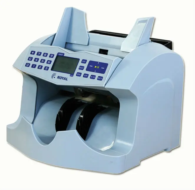 Top Loading DD UV MG MT 3D and IR Detection Banknote Money Bill Currency Value Counter for Euro Only