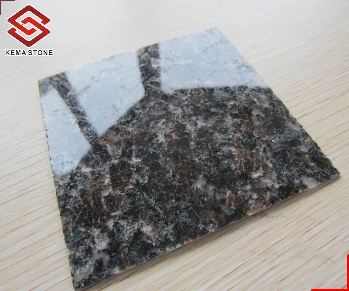 Natural Thin Flexible Tan Brown Granite Stone Veneer for Furniture surface