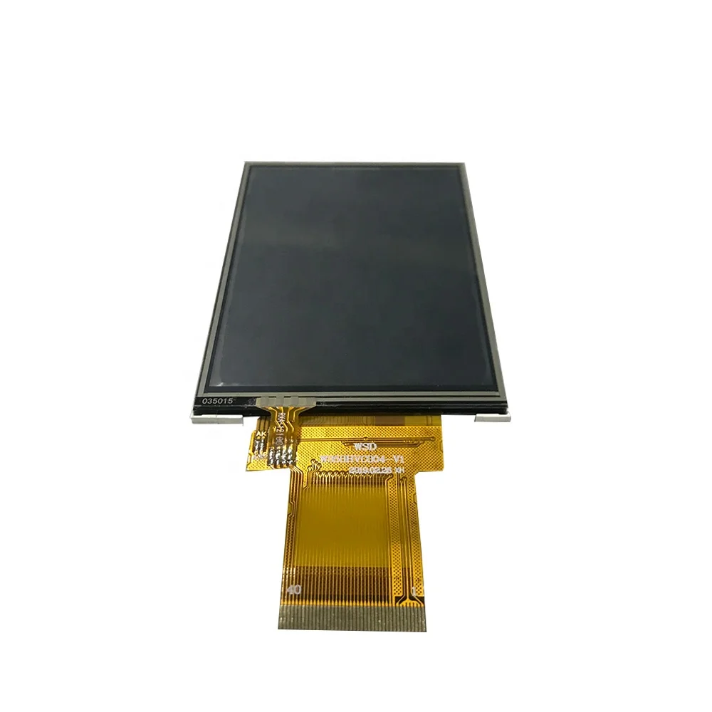 Exw price 3.5 inch 320*480 40 pin car radio and vr small tft lcd screen with resistive touch screen panel