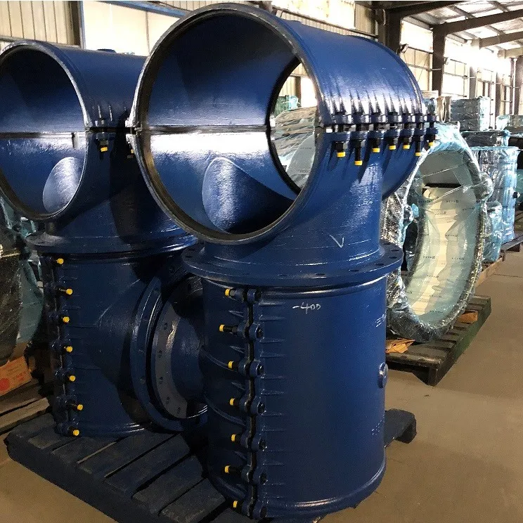 High-pressure Ductile iron Tapping sleeve/ pipe tap Tee/ pipeline saddle clamp for drilling hole