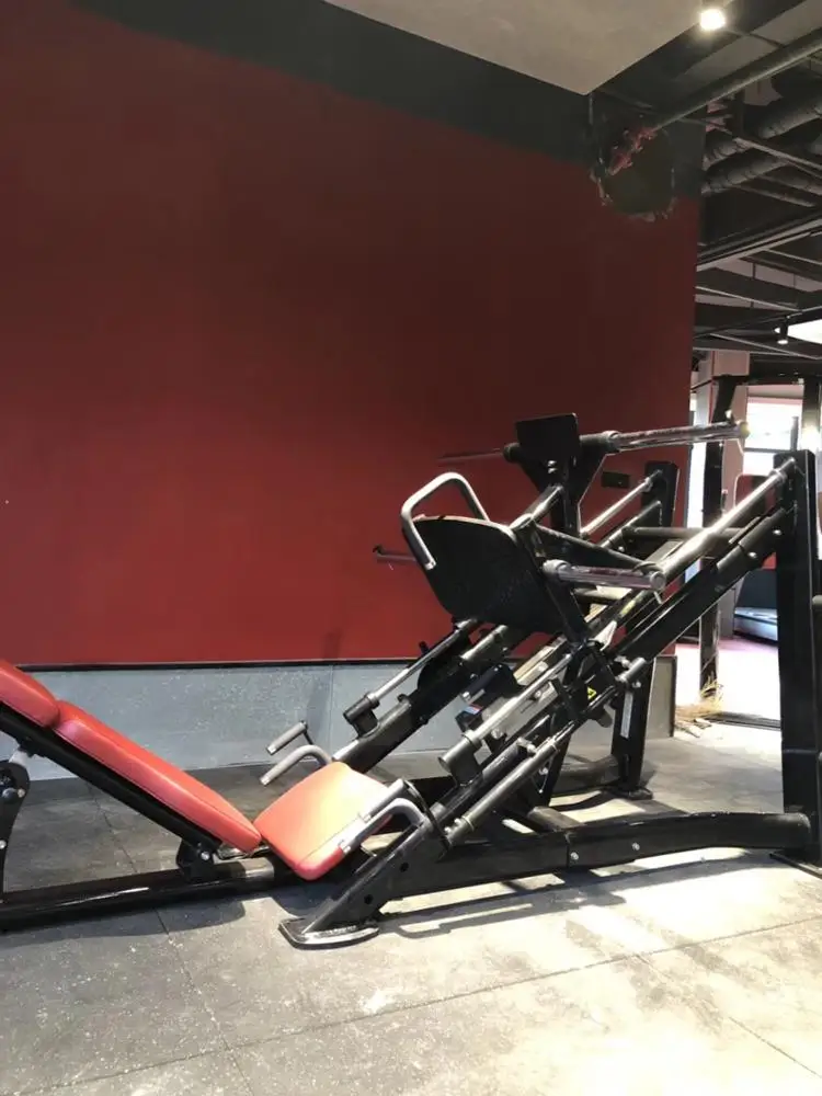 Huiti Fitness commercial machine plate loaded strength training machine leg exercise LINEAR LEG PRESS HT-M12