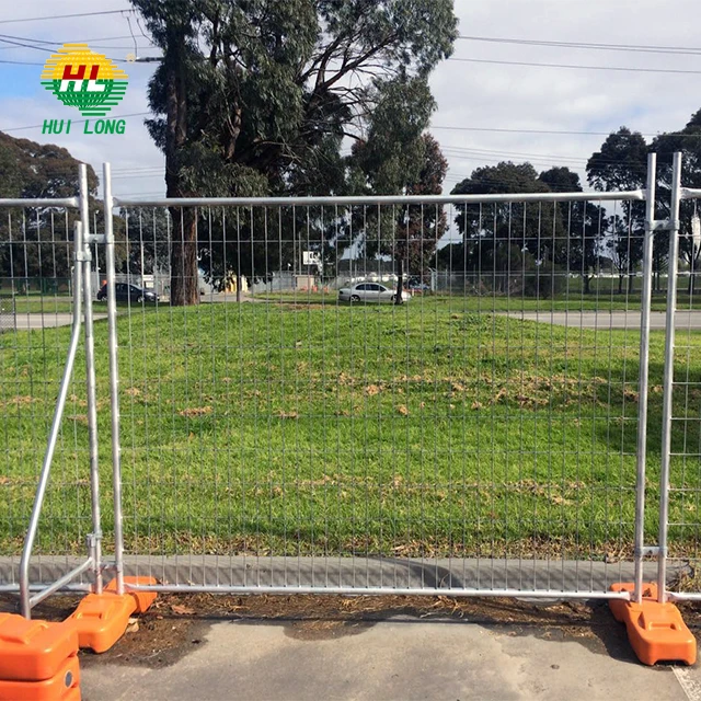 Australian Quality Standard Temporary Fencing Hoardings China Easily Assembled Carbon Steel Frame Zinc Surface Low Maintenance