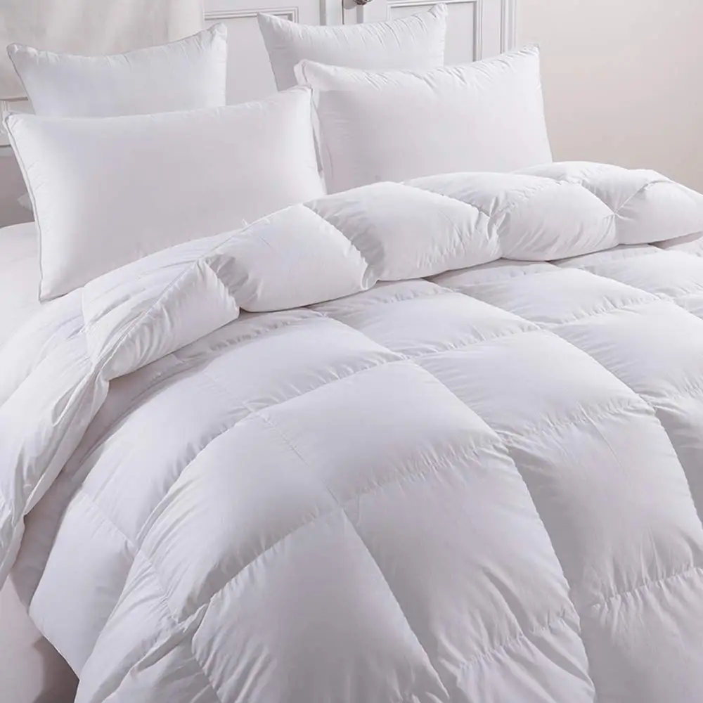 China Supplier Hotel 100% Cotton Bedding Comforter quilt Luxury Bedroom  Down Duvet