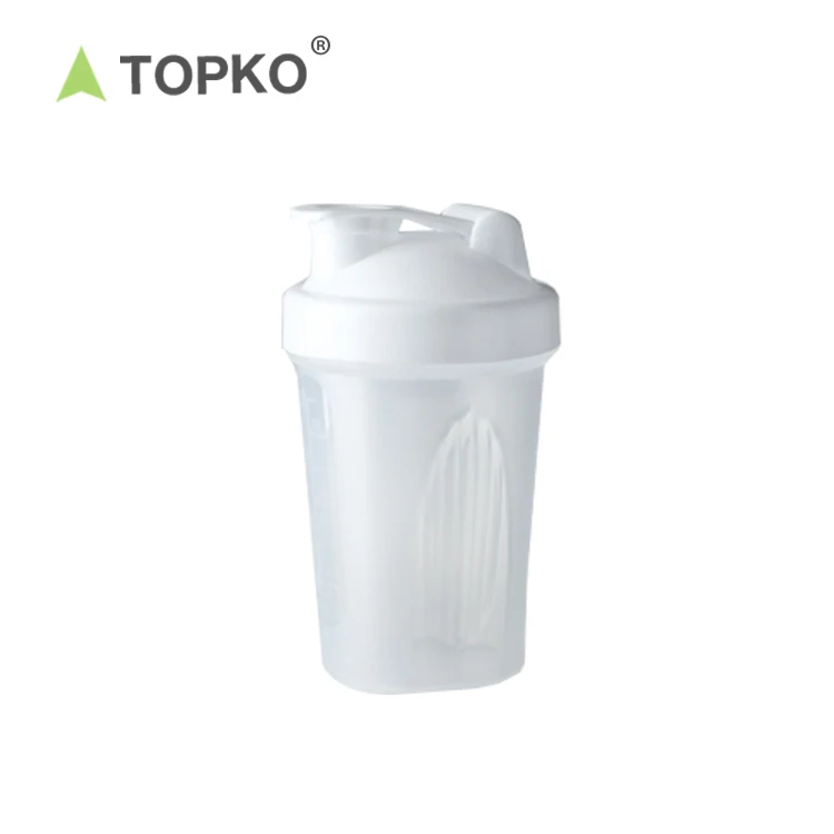 TOPKO 400ml Blender Mixer Bottle Protein Powder Shaker Water Bottle