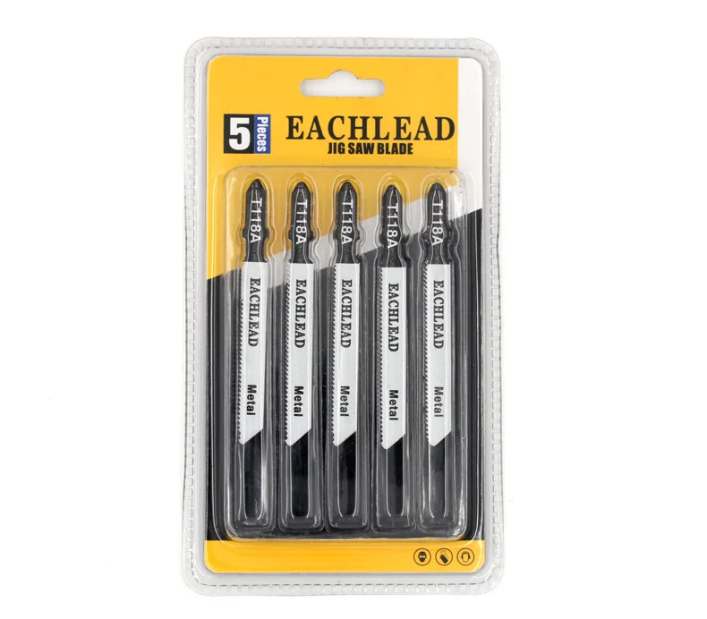 Electric saw accessories Jig saw blades T118A T-shank Material HSS  cut metal sheet