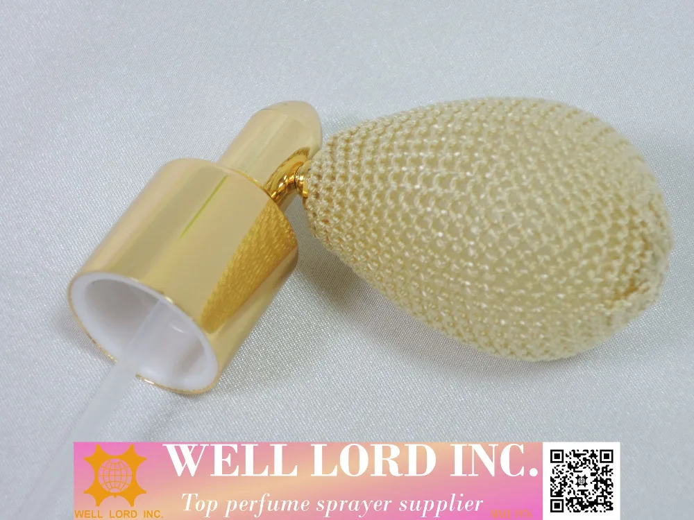 Squeeze sales in stock bulb snap on nozzle perfume spray head
