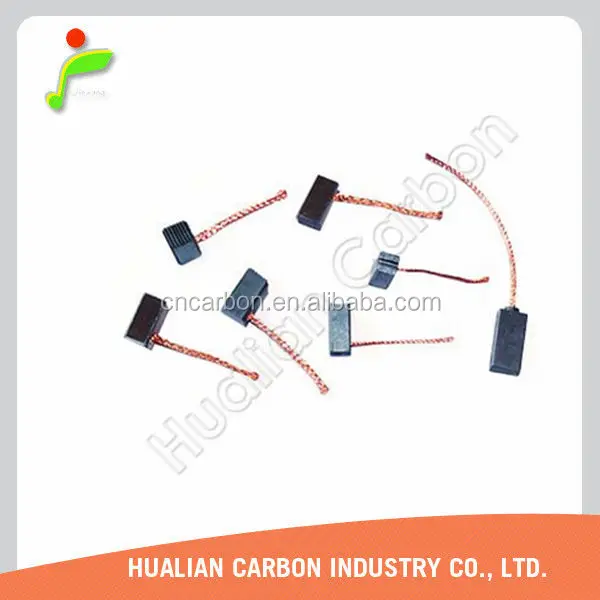 Угольные щетки в электроинструмент, аксессуары/вентилятор, щетка для двигателя 12-24 В/медная графитовая Угольная щетка