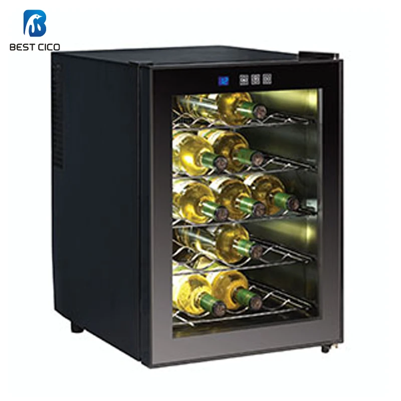 Portable Semiconductor Electric Wine Refrigerator Cooler Barrel Chiller Fridge JC-48F