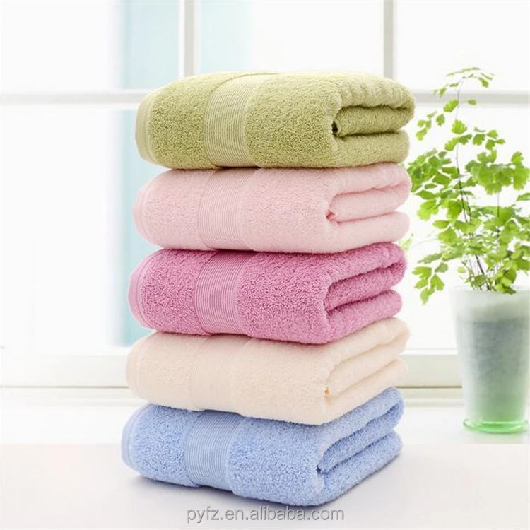 
Pengyuan wholesale bath towel manufacturer organic cotton towel sabanas y toallas 